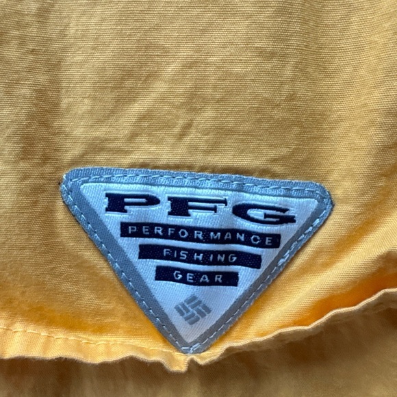 COLUMBIA PFG Tamiami Fishing Shirt Men 4XL Orange Vented Roll Tab Performance - Picture 3 of 10
